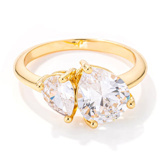 One and Only Toi et Moi CZ Ring