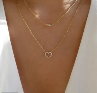 Charm In My Rhinestone Necklace