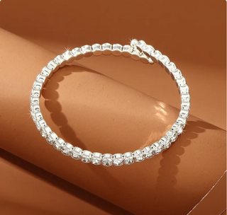 Silver Box Bangle