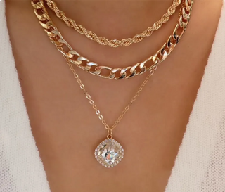 My Heart is Yours Layered Pendant Necklace