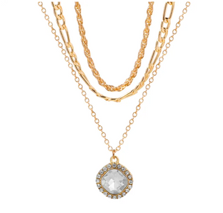 My Heart is Yours Layered Pendant Necklace