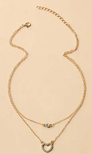 Charm In My Rhinestone Necklace
