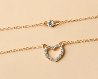 Charm In My Rhinestone Necklace