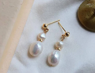 Delicate Pearl Earrings