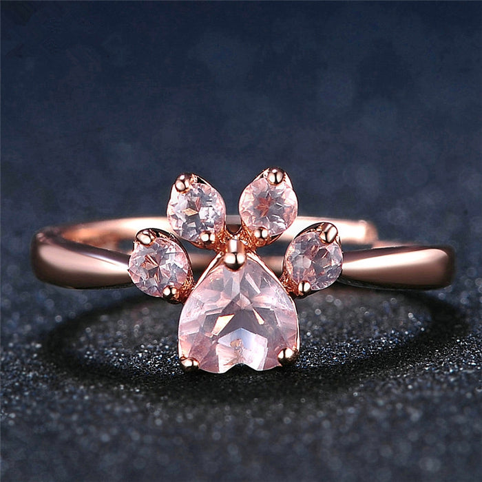 Promise Me Forever Bear Claw Luxurious Ring