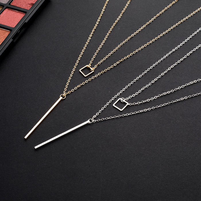 Golden Sunset Layered Necklace