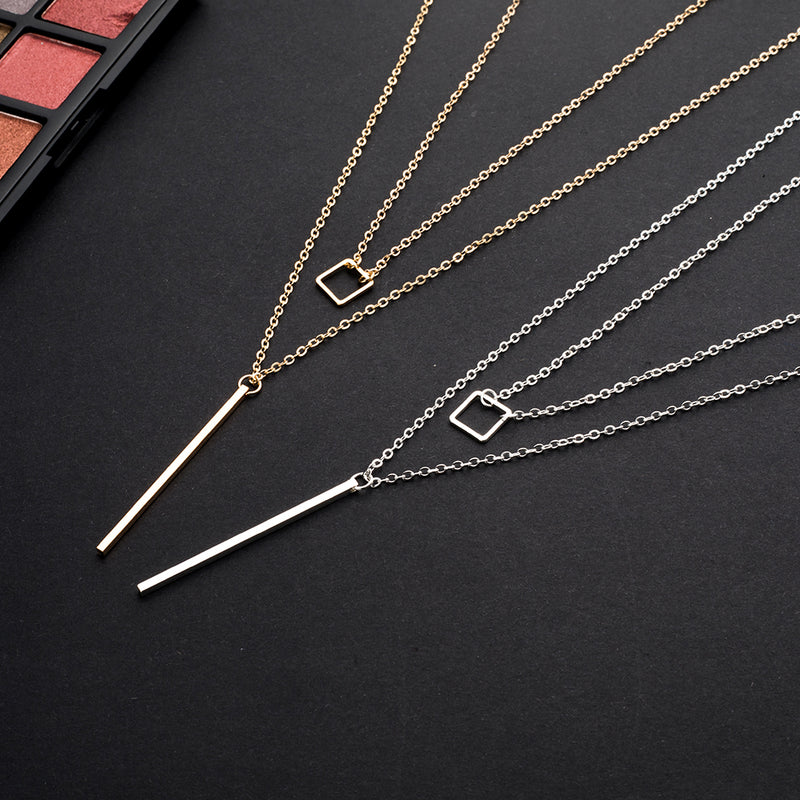 Golden Sunset Layered Necklace