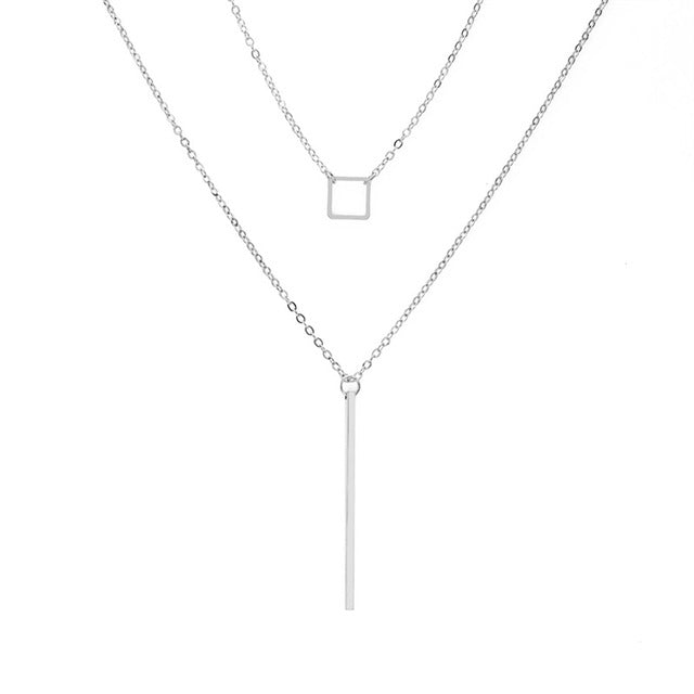 Golden Sunset Layered Necklace